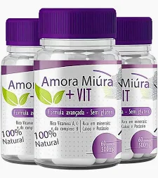 Amora Miúra + Vit - 60 cápsulas - 500 mg
