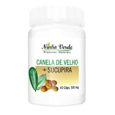 Canela de Velho + Sucupira - 60 cápsulas - 500 mg