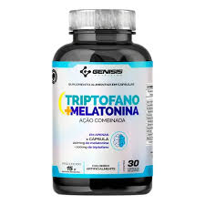 Triptofano + Melatonina - 30 cápsulas